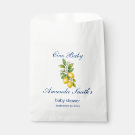 Sacolinha Sacos de Favor para Chá de Bebê Ciao Baby