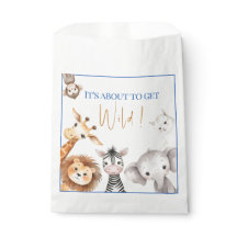 Sacos de Favor para Chá de Bebê de Animais do Zool