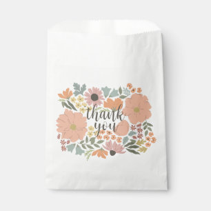 Sacolinha Sacos de Favor para Chás de Noiva Florais ou Casam