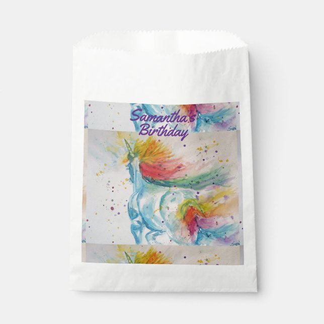 Sacolinha Sacos de favores de festa de animal de estimação U (Frente)