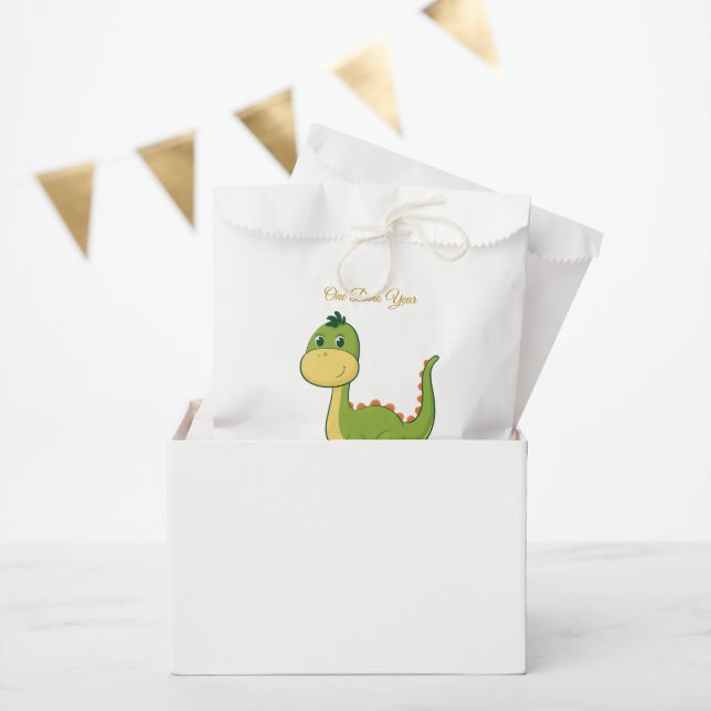 Sacolinha Sacos de Lembrancinhas de Aniversário de Dinossaur (Festa)