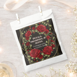 Sacolinha Sacos de Presente de Sementes de Flor de Rosa de A