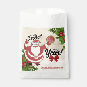 Sacolinha Sacos de tratamento de padaria biscoitos de Natal