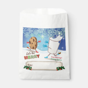 Sacolinha Sacos de tratamento de padaria biscoitos de Natal