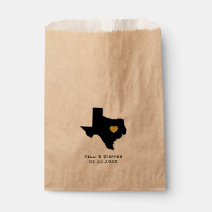 Sacolinha Sacos do deleite do favor do casamento de Texas,