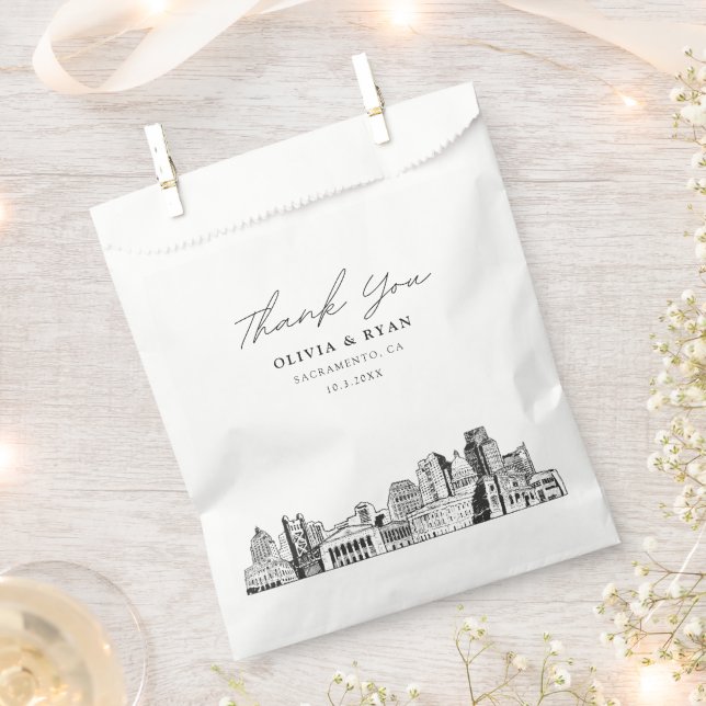 Sacolinha Sacramento Wedding Personalised Favor Bag (Cortado)