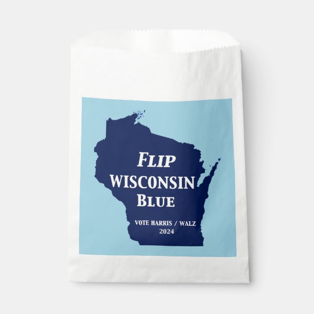 Sacolinha Sacudir Wisconsin Blue em 2024 (Frente)