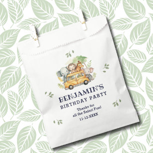 Sacolinha Safari Animal Jungle Aniversário Muito Obrigado