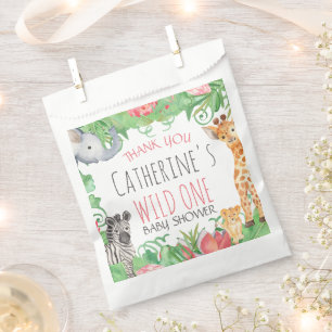 Sacolinha Safari Animal Toporal Chá de fraldas Agradável