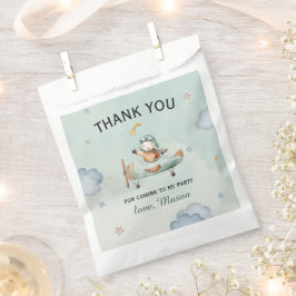 Sacolinha Sage Little Aviator Time Flies 1st Birthday