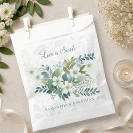 Sacolinha Sage Verde Marfim Eucalipto Casamento O Amor é Doc
