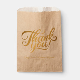 Sacolinha Sagrada Escritura Clássica em Ouro ''OBRIGADO'' C