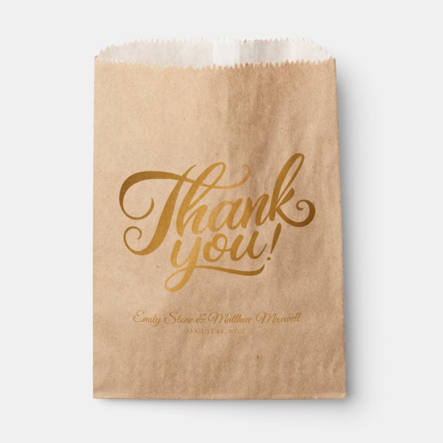 Sacolinha Sagrada Escritura Clássica em Ouro ''OBRIGADO''  C (Frente)