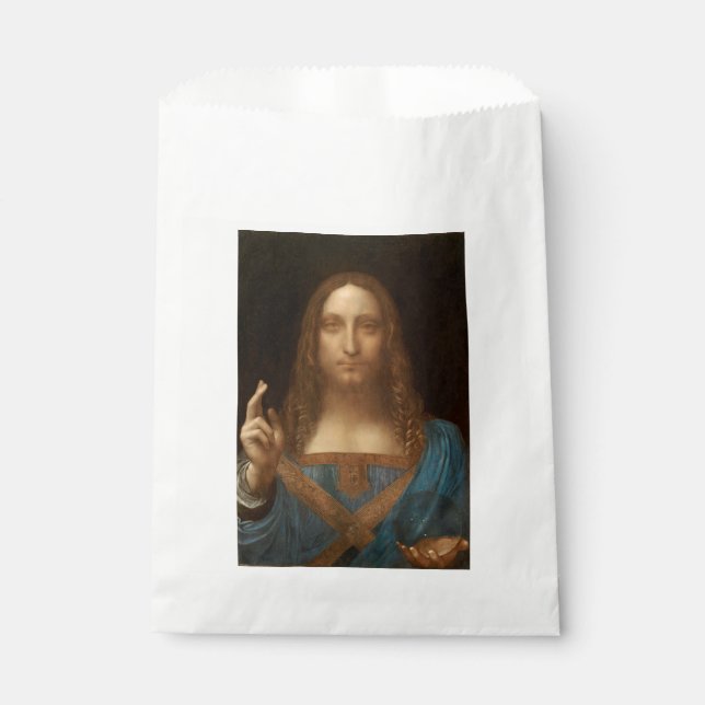 Sacolinha Salvator Mundi (Salvador do Mundo) (da Vinci) (Frente)