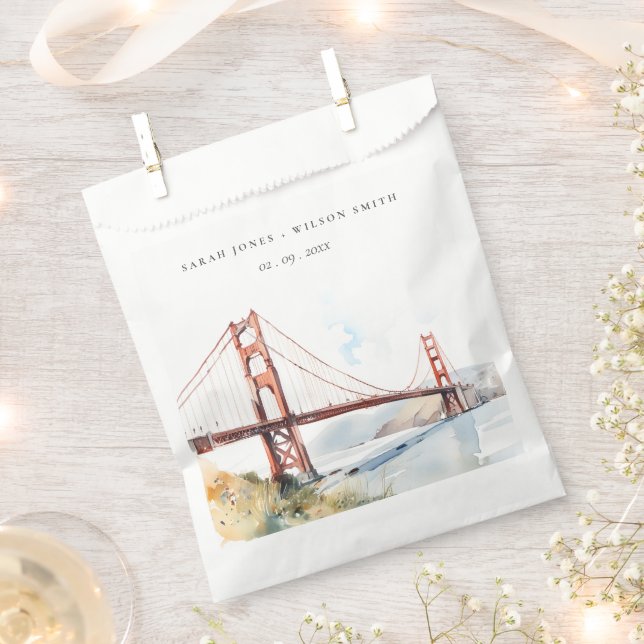 Sacolinha San Francisco Golden Gate Bridge Landscape Wedding (Cortado)