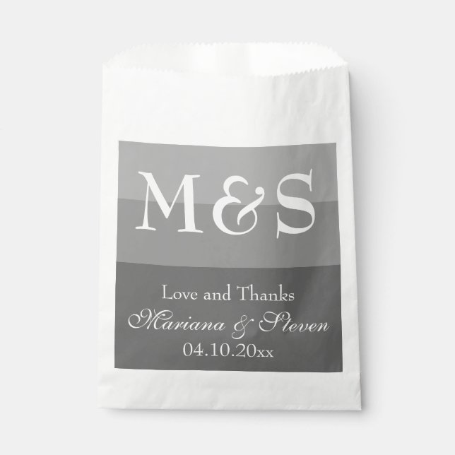 Sacolinha Script Moderno da cinza (Frente)