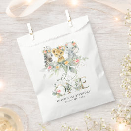 Sacolinha Selva, Safari, Flores, Primeiro Aniversário