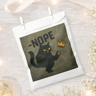 Sacolinha Sem Reis Na América, Gato Negro Engraçado Coroa