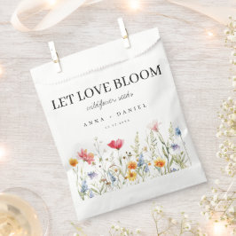 Sacolinha Sementes De Flor Selvagem Favor De Casamento Bag