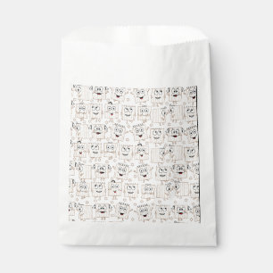 Sacolinha Senha "Caracteres Matzah" Goodie Favor Bag