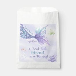 Sacolinha Sereia Sob O Chá de fraldas Da Garota Do Mar