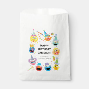 Sacolinha Sesame Street Pals Confetti Aniversário