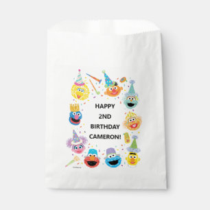 Sacolinha Sesame Street Pals Confetti Aniversário