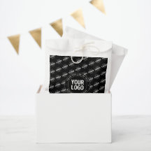 Seu Logotipo & Texto Personalizável com Padrão de 