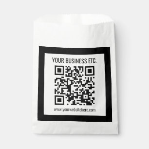 Sacolinha Seu Nome Comercial & Código QR Editável