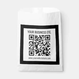 Sacolinha Seu Nome Comercial & Código QR Editável