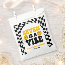 Seven Is A Vibe Retro Sétimo 7º Festa de Aniversár