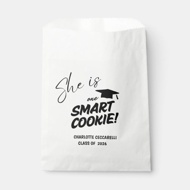 Sacolinha SHE is One Smart Cookie Graduation  (Frente)