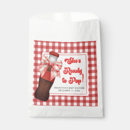 Sacolinha She's Ready to Pop Baby Shower