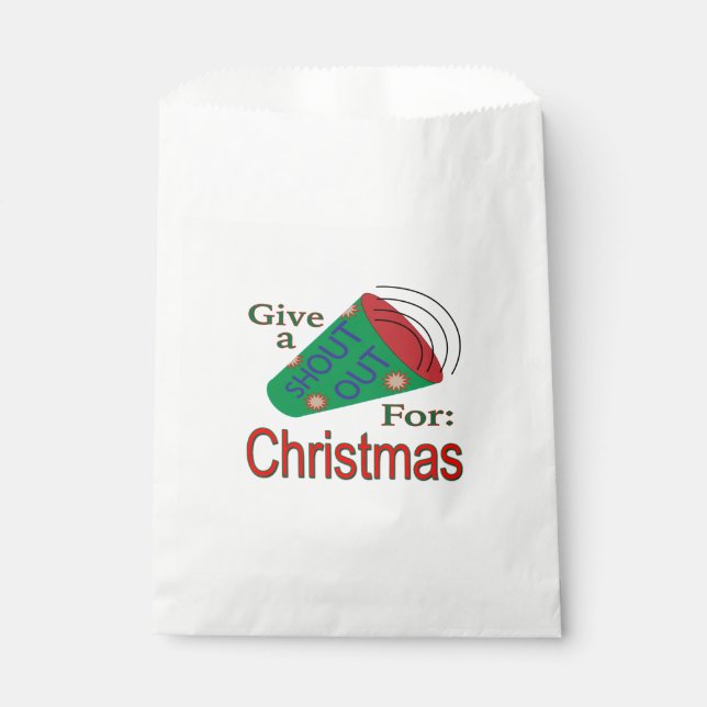 Sacolinha Shout Out para o Natal (Frente)