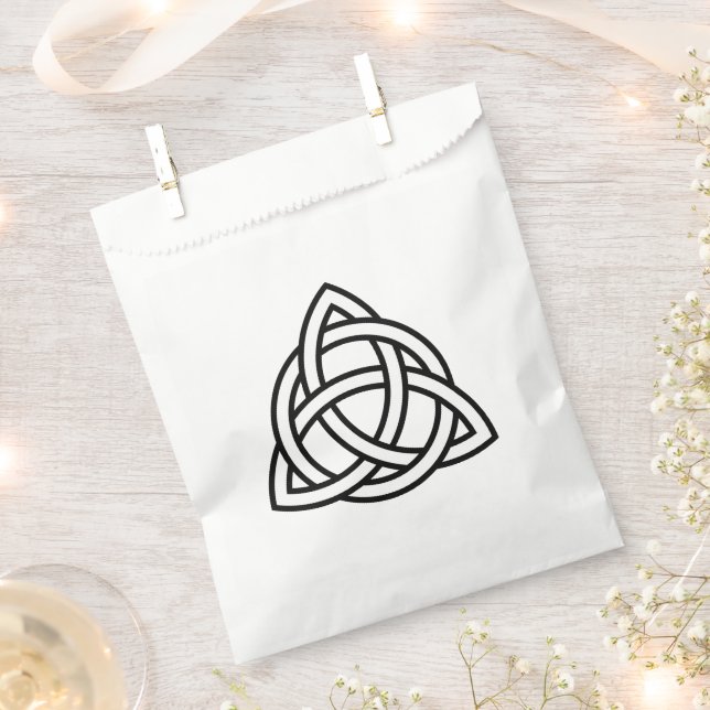 Sacolinha Símbolo Celtic Trinity Knot Triquetra (Cortado)