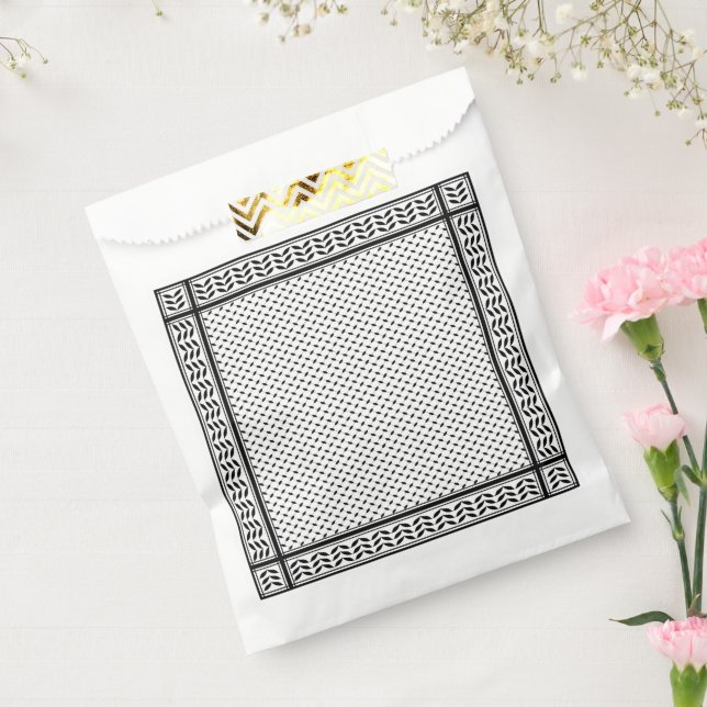 Sacolinha Símbolo Keffiyeh do Padrão de Resistência Palestin (Selado)