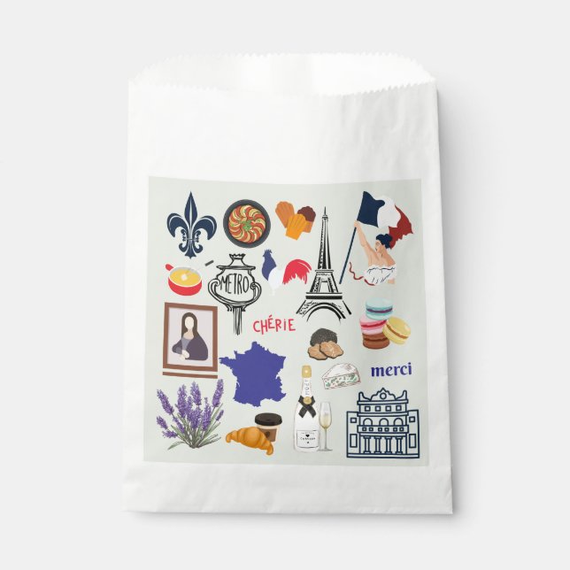 Sacolinha Símbolos da França (Frente)