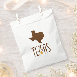 Sacolinha Símbolos do Texas, Estado do Texas, marrom