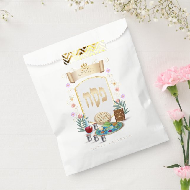 Sacolinha Símbolos Pessegueiros do Seder Kosher (Selado)