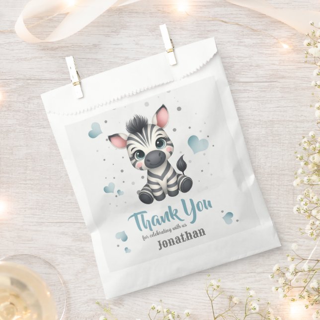 Sacolinha Simple cute little zebra  (Cortado)