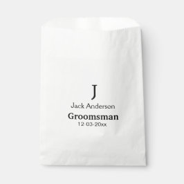 Sacolinha SIMPLE MINIMAL adicione seu nome presente personal