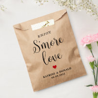 Simple S’more Love Weding Favor Bag