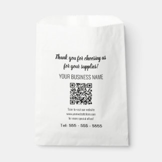 Sacolinha Simples Bolsas de Favorecimento de Código QR Moder
