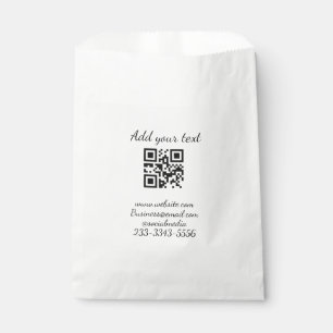 Sacolinha simples código QR personalizado adicionar seu nome