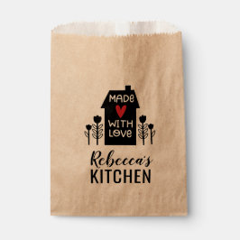 Sacolinha Simples E Bonito Feito Com O Kraft Amor