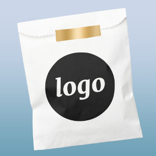 Sacolinha Simples Logotipo de Negócios Promoção Marcas