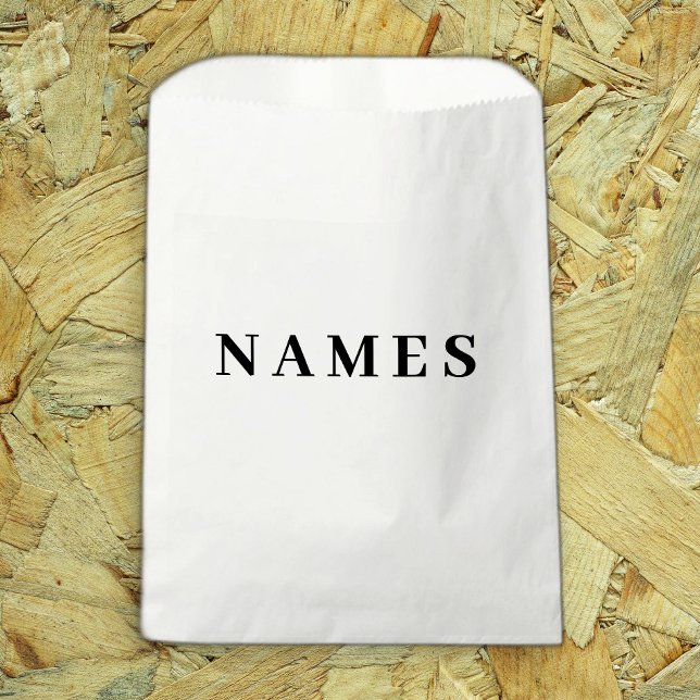 Sacolinha Simples Preto Personalizado Adicionar Seu Nome Ele (Criador carregado)