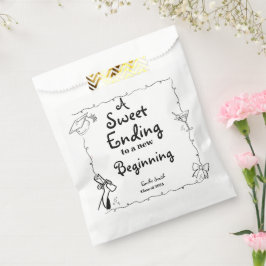 Sacolinha Sinal de favorecimento de Formatação Desenhada à M