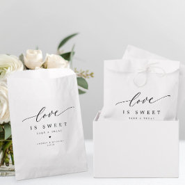 Sacolinha Sinal de Sobremesas de Casamento Doce Amor Moderno