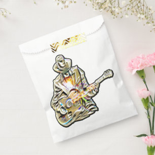 Sacolinha Sinta os Blues - Design de violão artístico